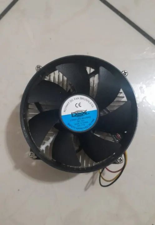 Coolers de gabinete e processador, aceito troca - Foto 3