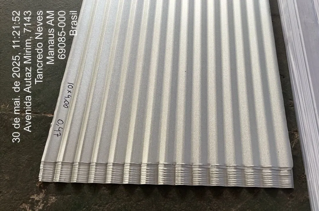 Telhas de aço galvanizado