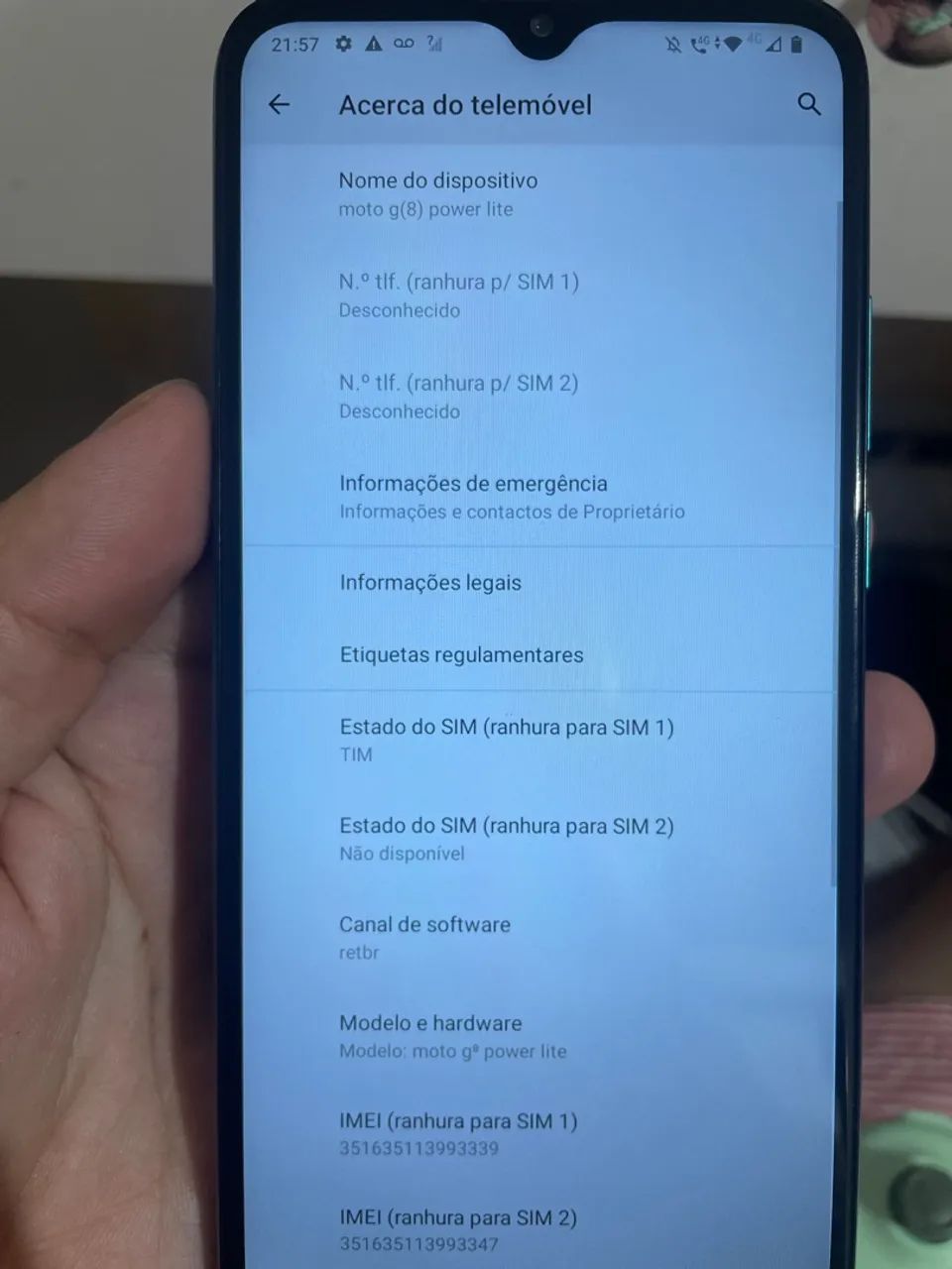 Moto g8 power lite