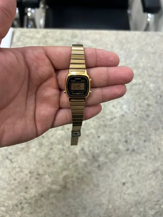 Relógio Feminino Casio Vintage Dourado - Foto 3