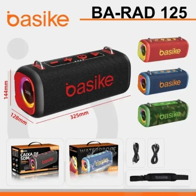 Caixa de Som Estéreo Sem Fio Basike Ba-RAD125 160W - Foto 4