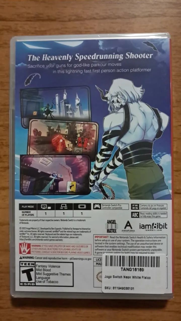 Neon White Nintendo Switch新品未開封 30個 未開封 NEONWHITE_NSW_EE_ARTNOTFINAL_W