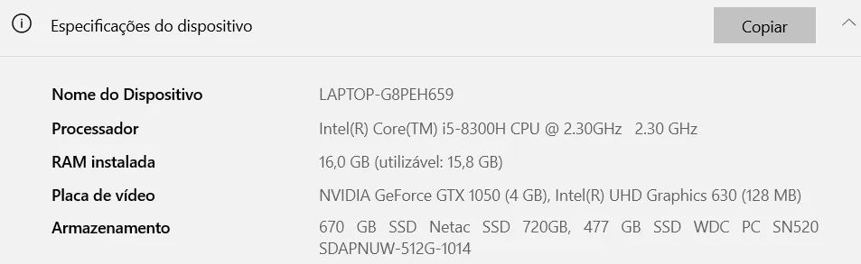Notebook Gamer Acer Nitro 5 i5 8ª - 16GB - GTX 1050 - Tela 144Hz - Foto 5