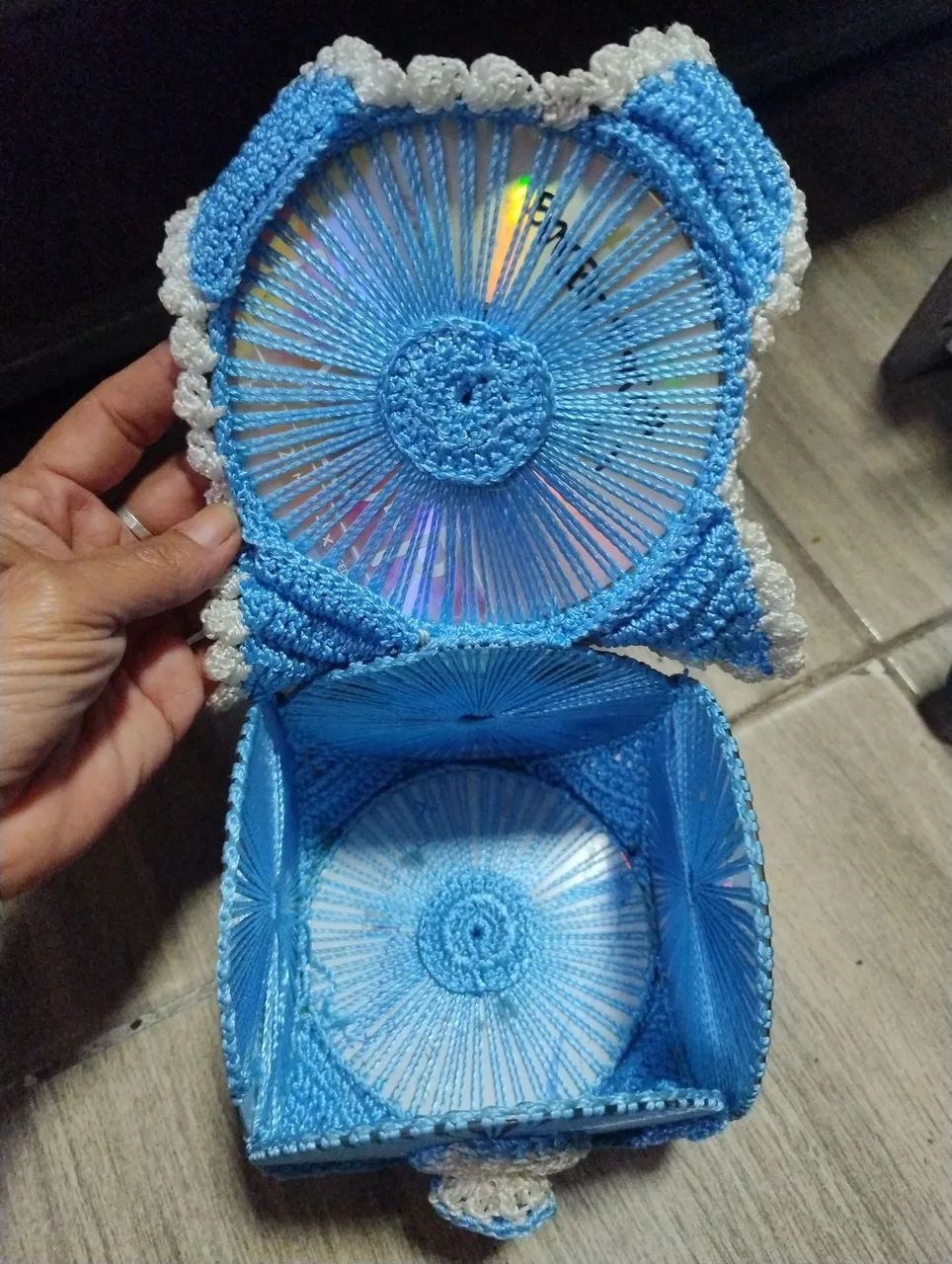 Porta jóia feito de cd - Foto 2