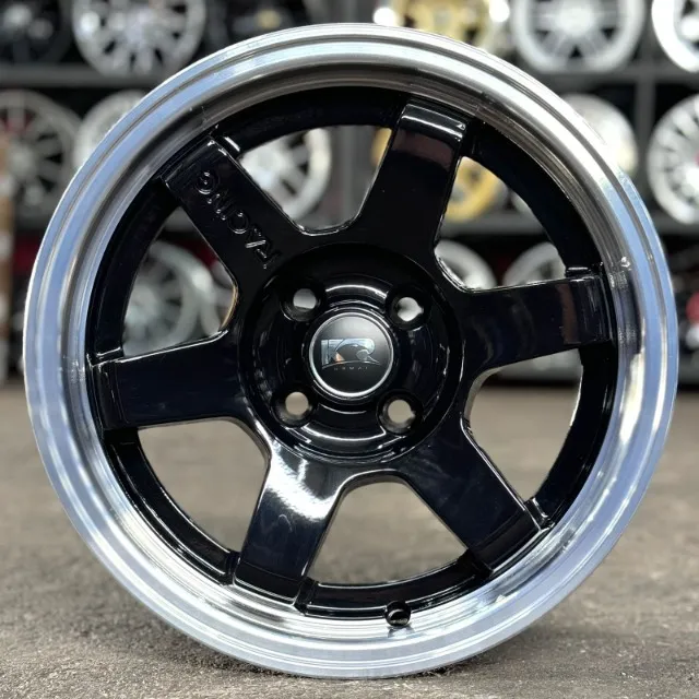 Rodas te37 aro 15 tala 7.5 Borda Diamantada - Peças para carros
