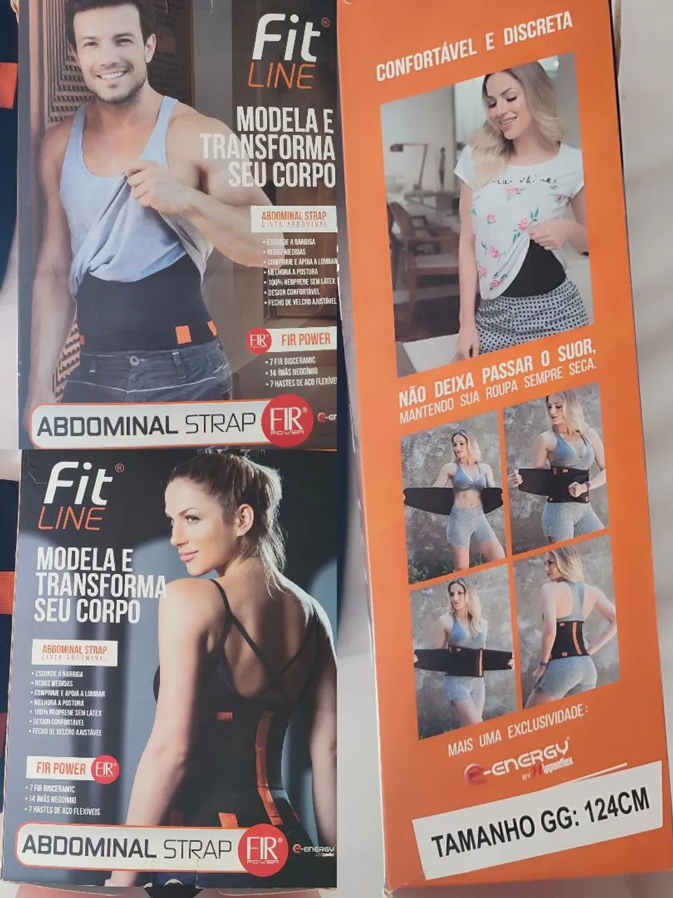 Cinta Modeladora Abdominal Fit Line FIR Power - GG