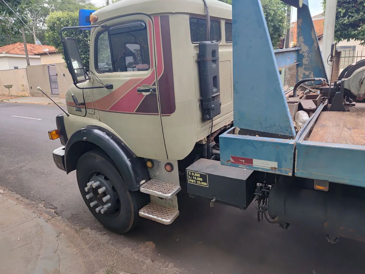 Mercedes 1318 no chassi