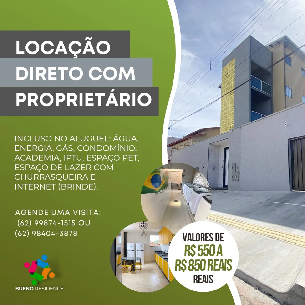 Studio para aluguel no Setor Sol Nascente - Goiânia - GO