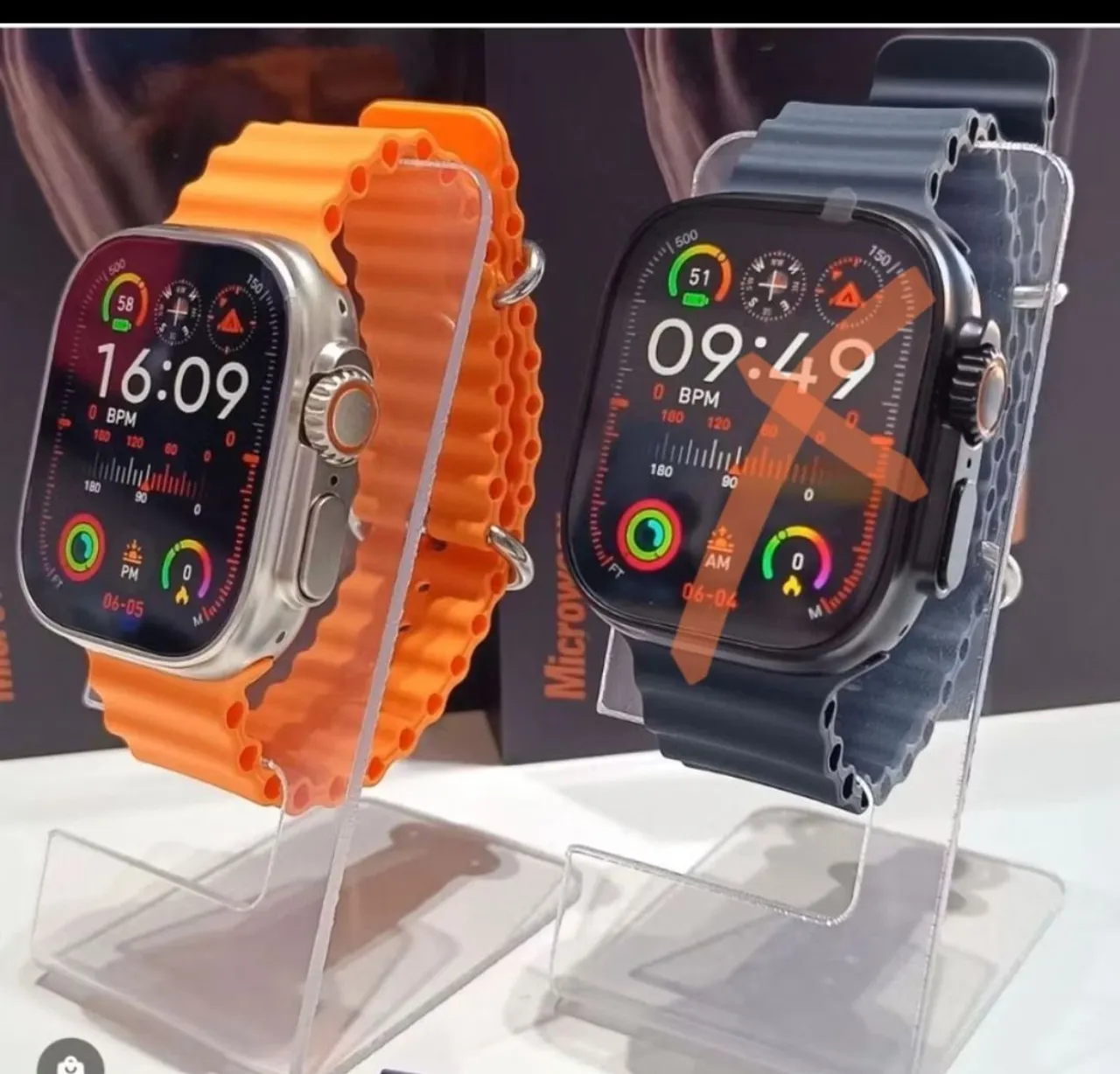 Smartwatch u9 s laranja faz e recebe ligação