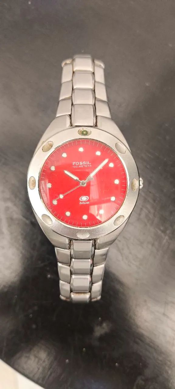 Relógio Fossil Blue Original - Vermelho
