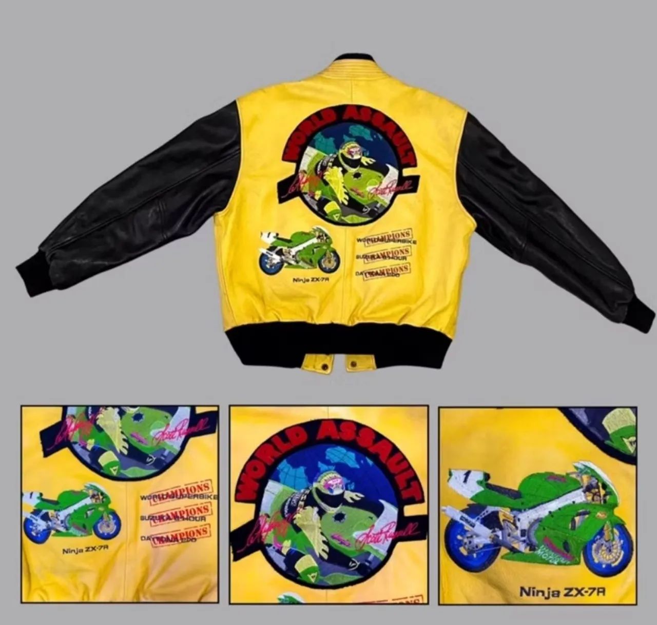 Jaqueta de COURO da Kawasaki