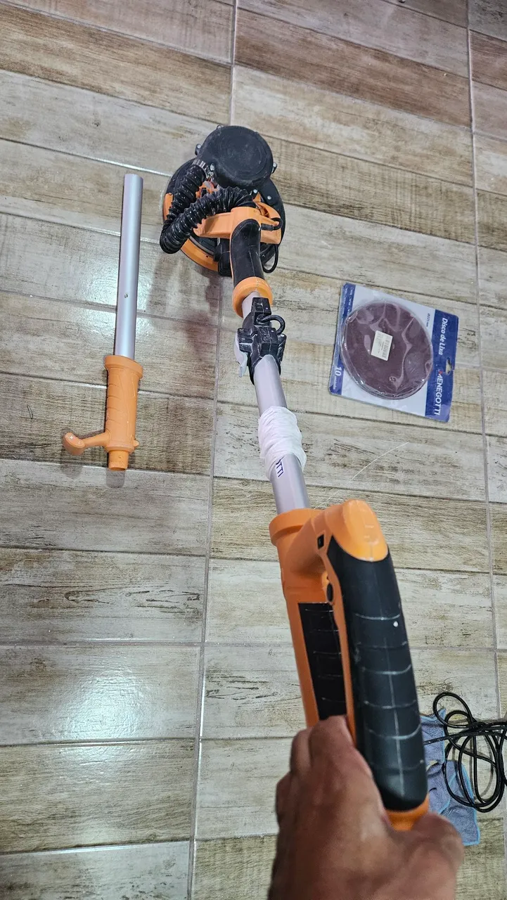 Lixadeira profissional de teto e parede