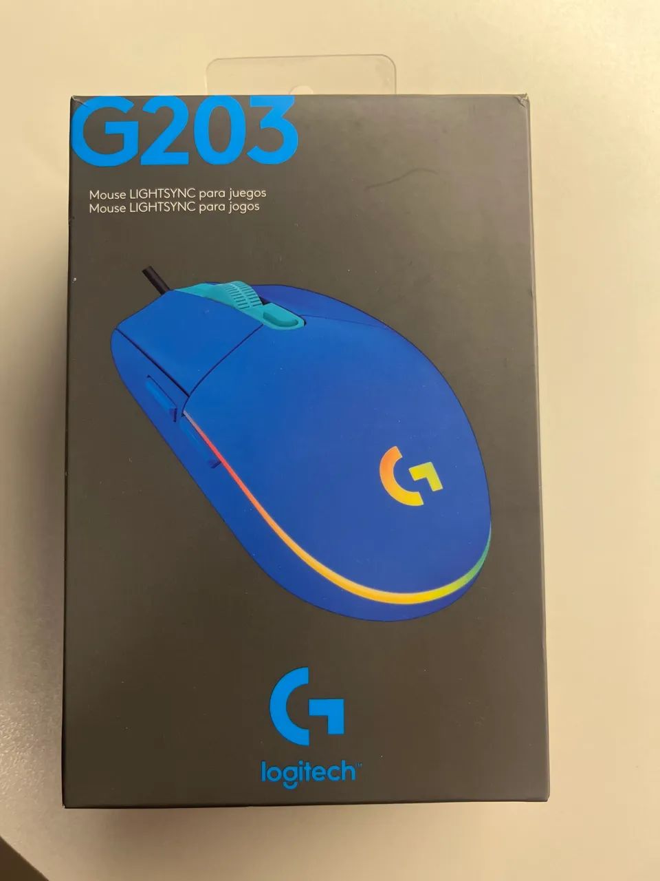 Mouse com fio Logitech G203