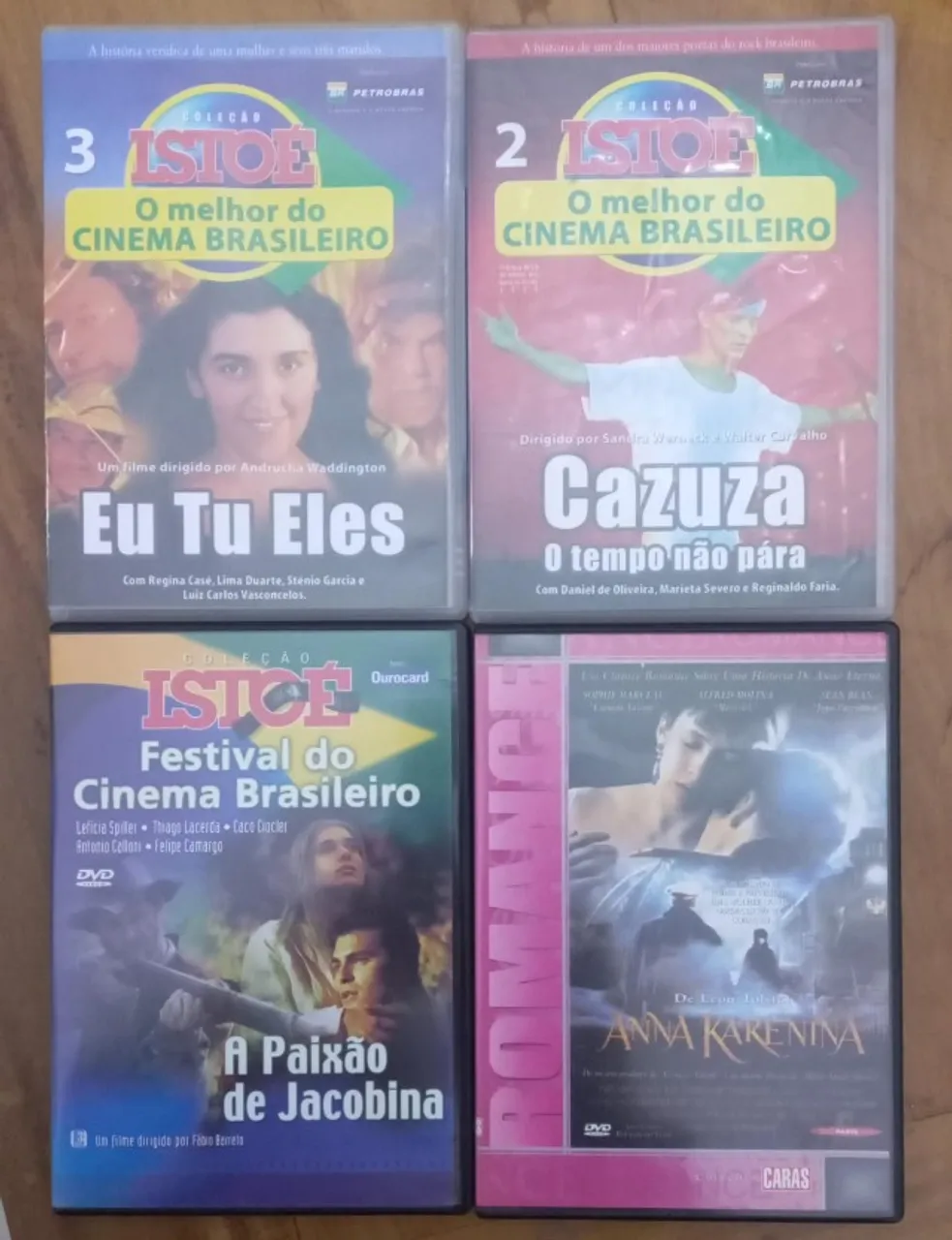 4 Dvds -Novos - Excelentes Coleção caras - Anna Kerina Isto é O melhor do cinema Brasileir