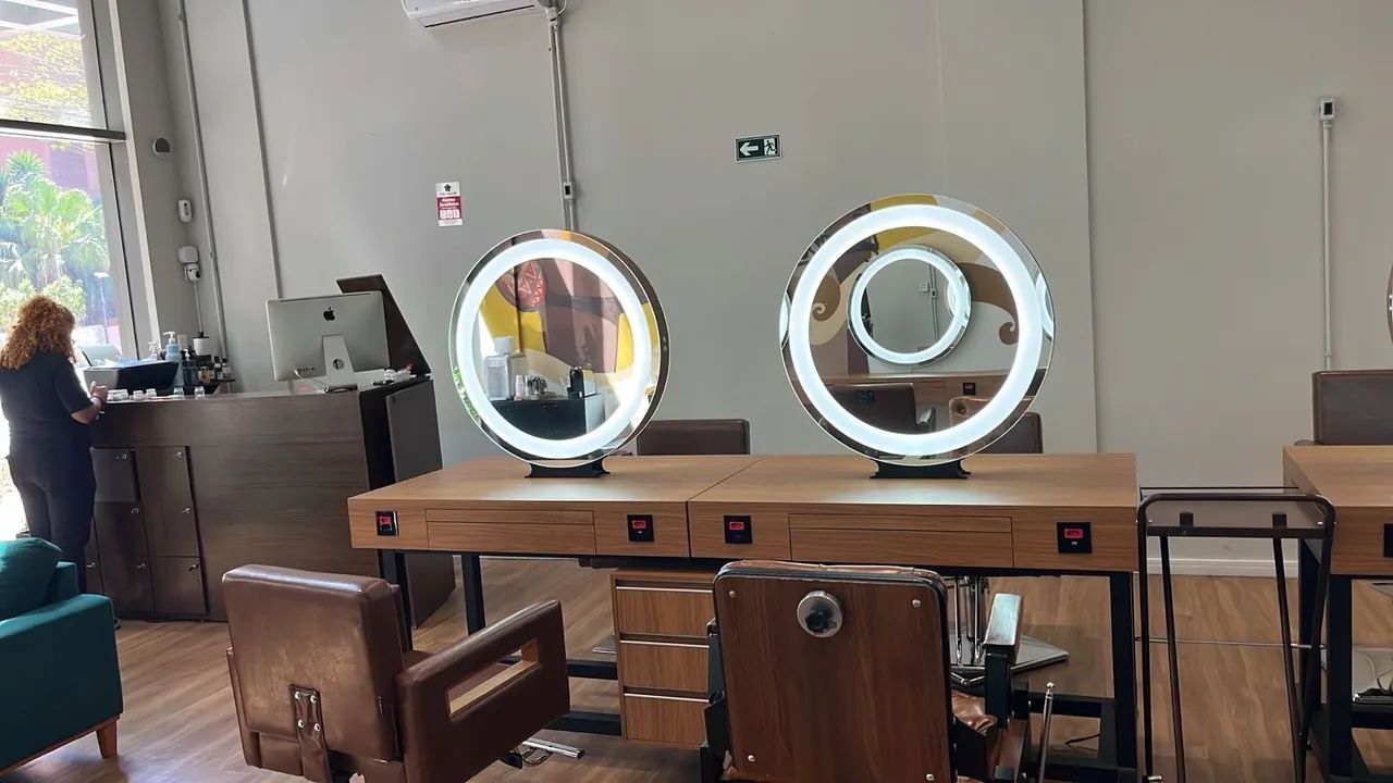 Bancada ilha dupla para salão de beleza - Foto 3