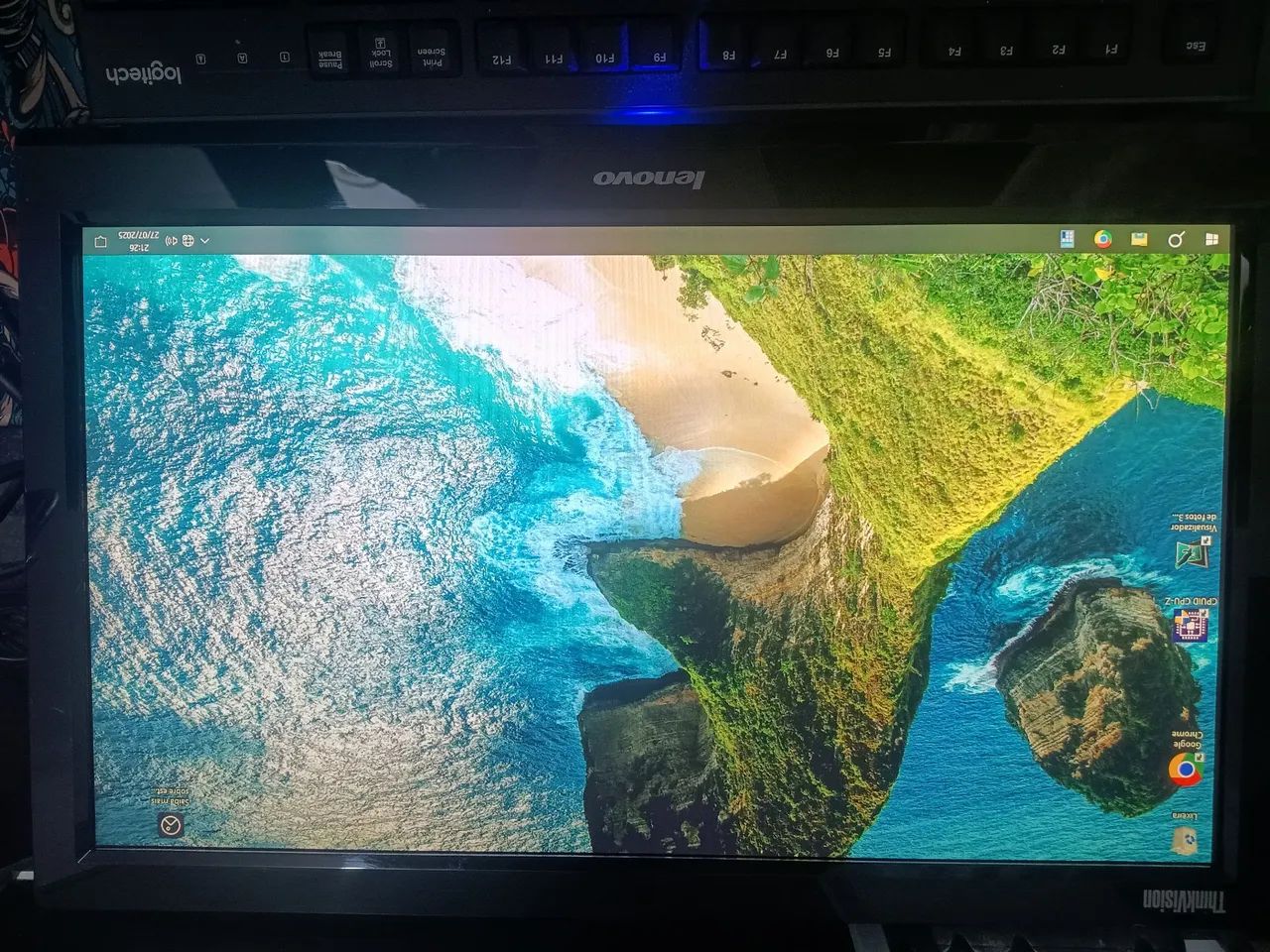 Monitor Lenovo ThinkVision 20p (Sem base e sem cabo)