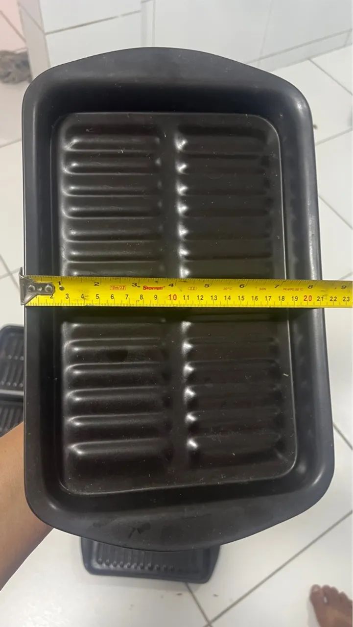 Assadeiras Ceraflame Cookware Usadas - Base Ondulada, Cor Preta - Foto 2