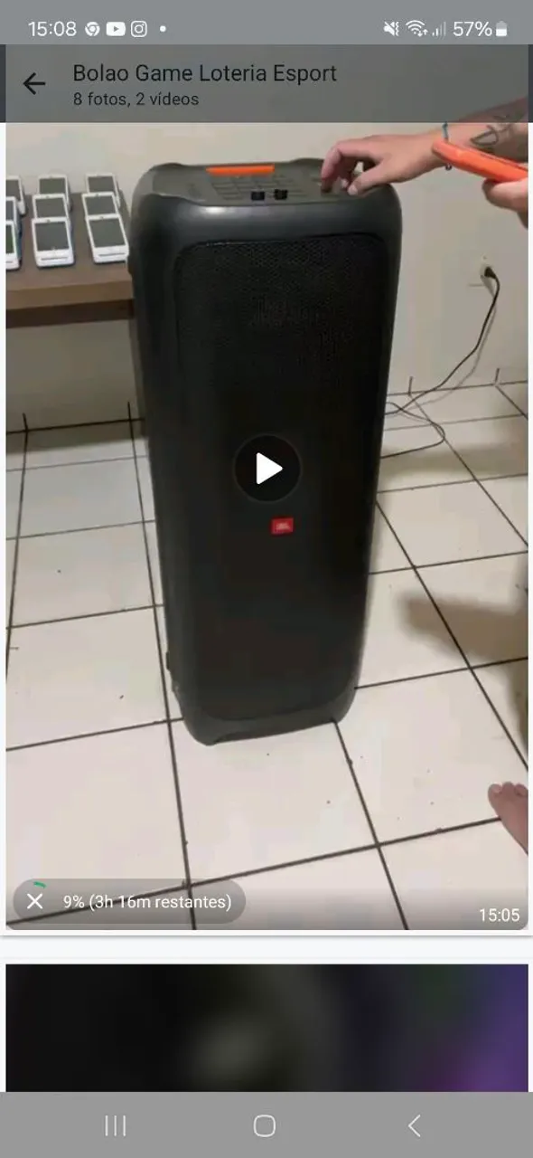 Caixa de Som JBL PartyBox