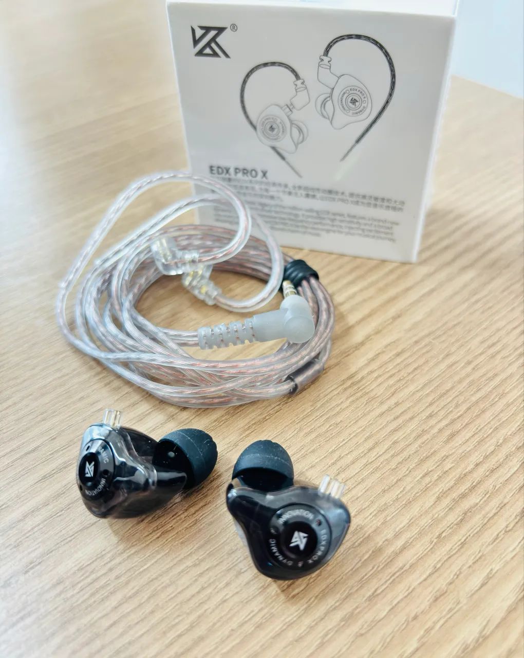 Fone Kz Edx Pro X sem microfone - Novo. - Foto 4