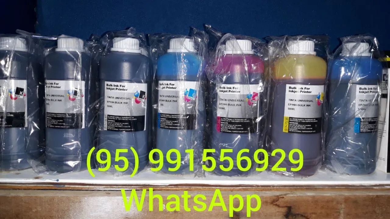 Tintas de 500ml de impressoras Epson HP e cânon entrega sem taxa  - Foto 2
