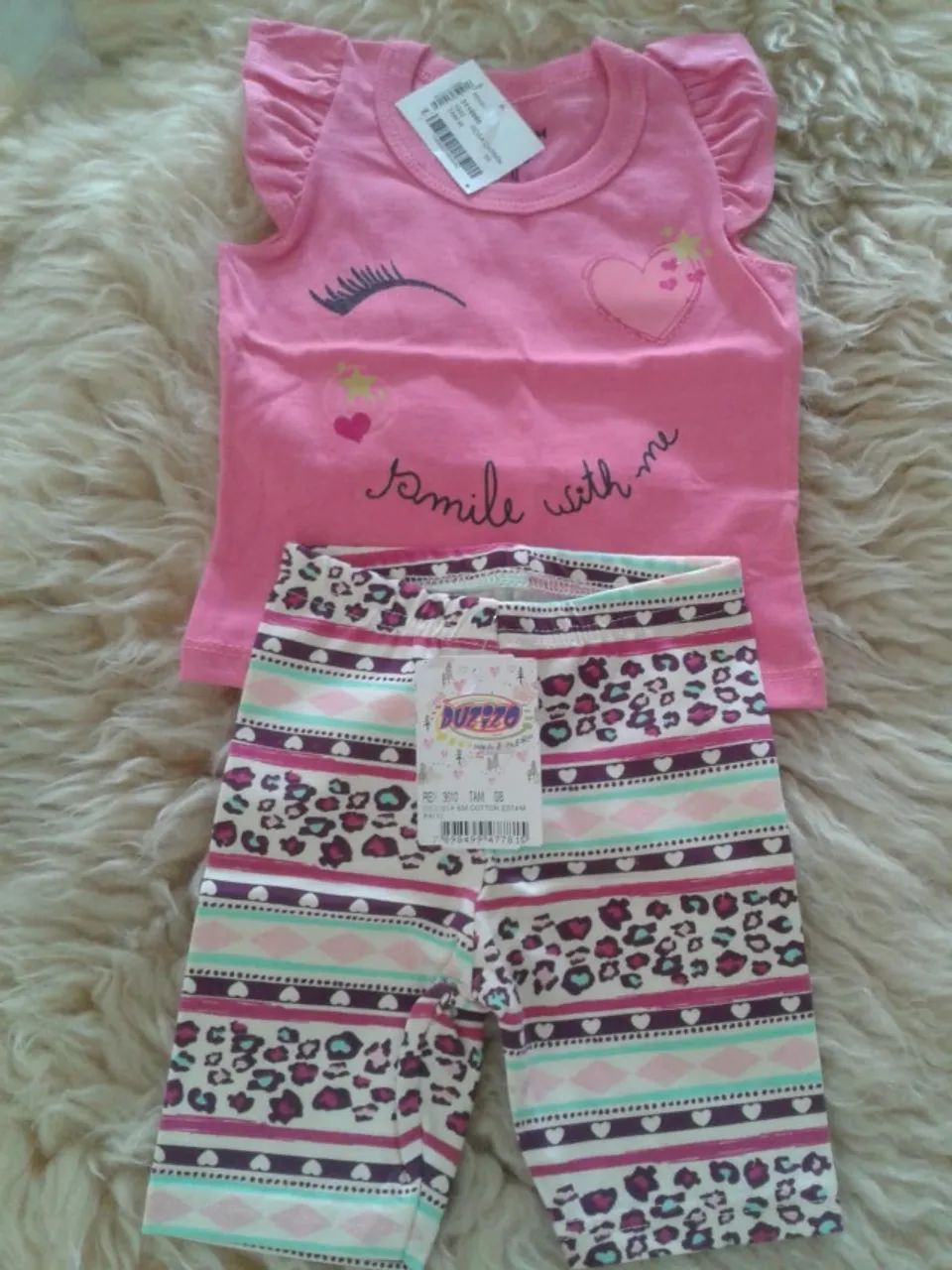 Kit com 5 peças para bebe Tam M  - Foto 3