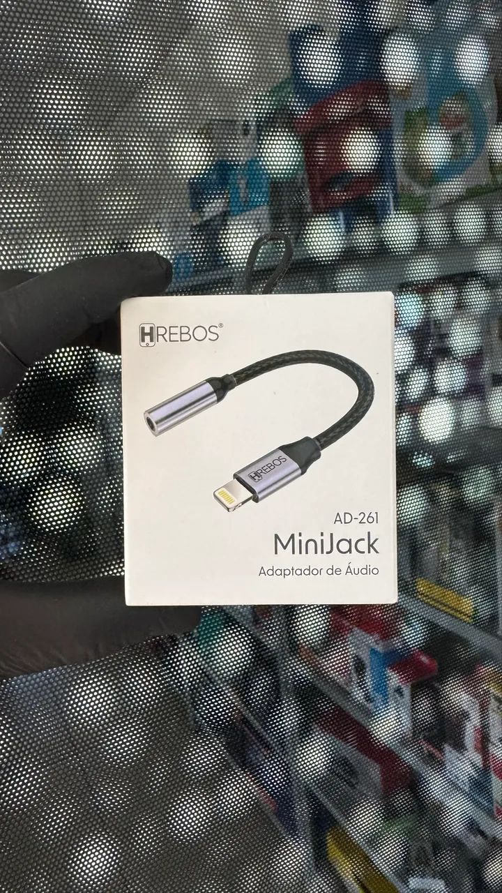 Adaptador de áudio para iPhone Lightning/P2