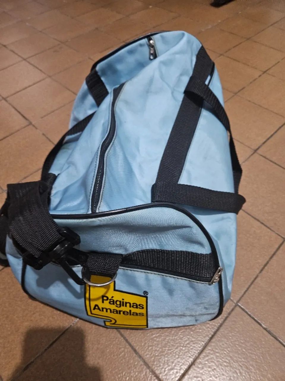 Mochila Vintage PAGINAS AMARELAS AZUL