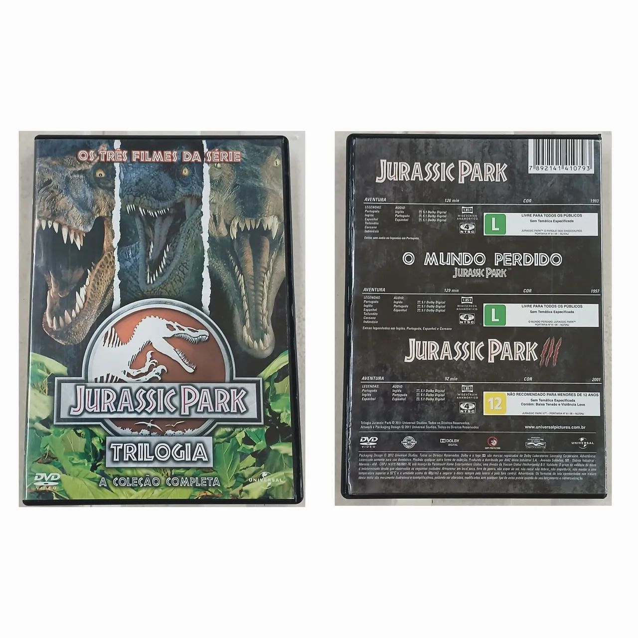 Jurassic Park Trilogia + Alien 3 