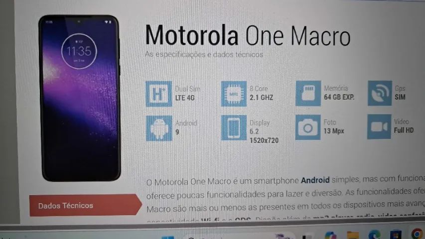 Vendo Motorola One Macro - Foto 2