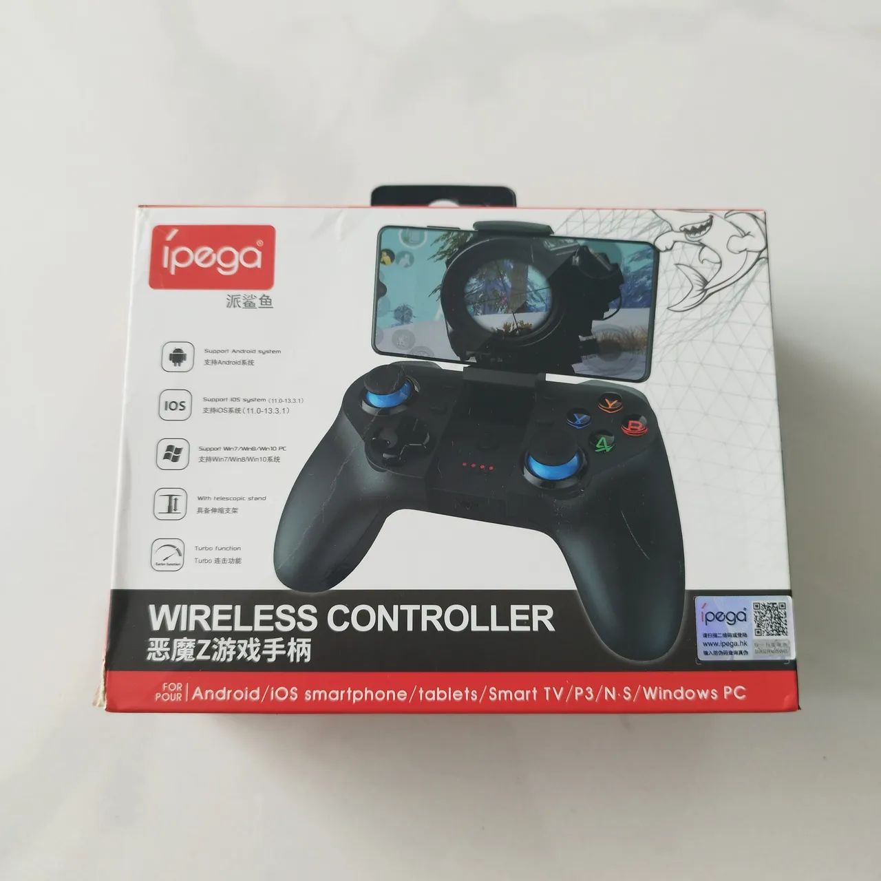 Controle Wireless Ipega para Android/iOS/tablets/Smart TV/P3/PC