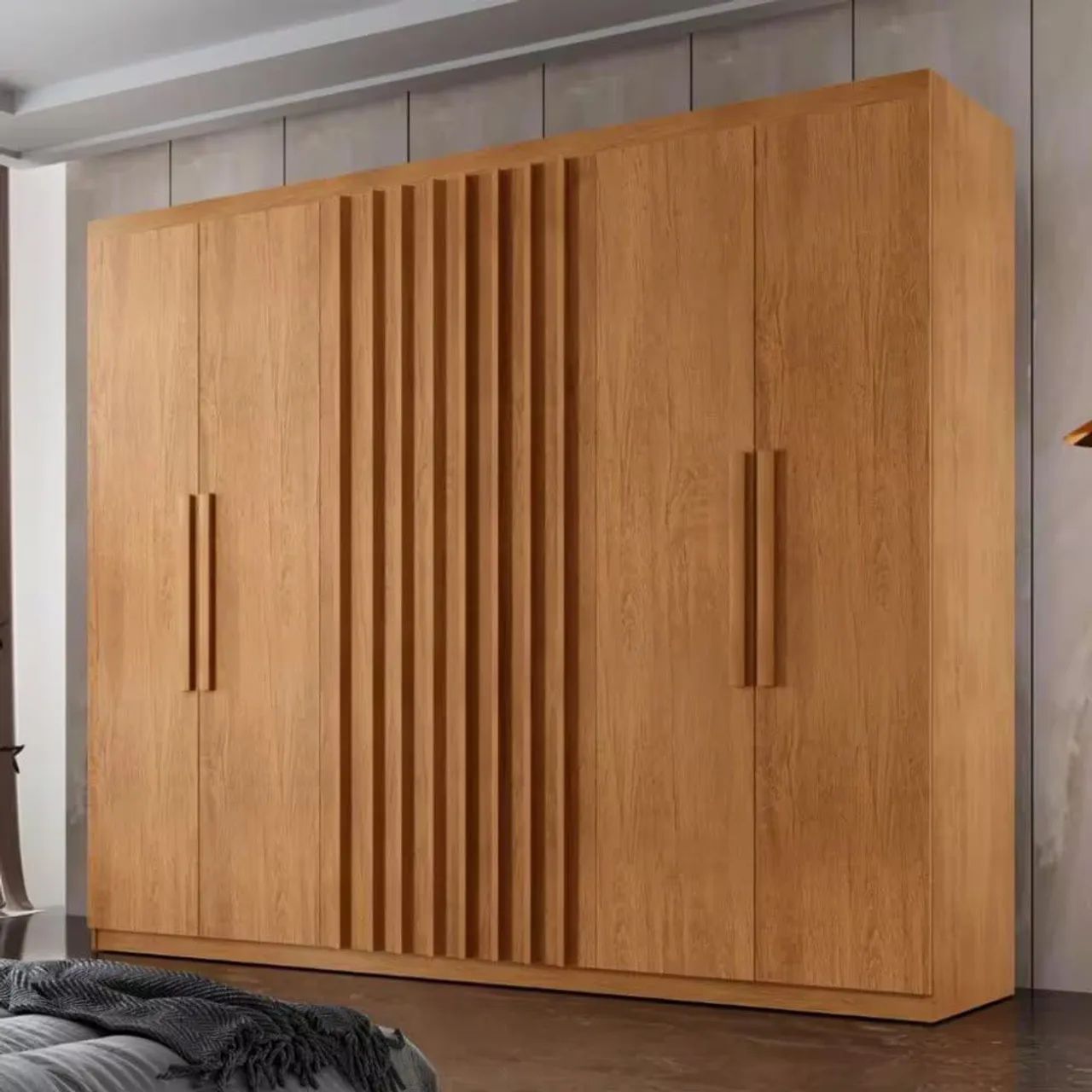 Guarda roupa 6 portas e 2 gavetas 100% mdf - Foto 4
