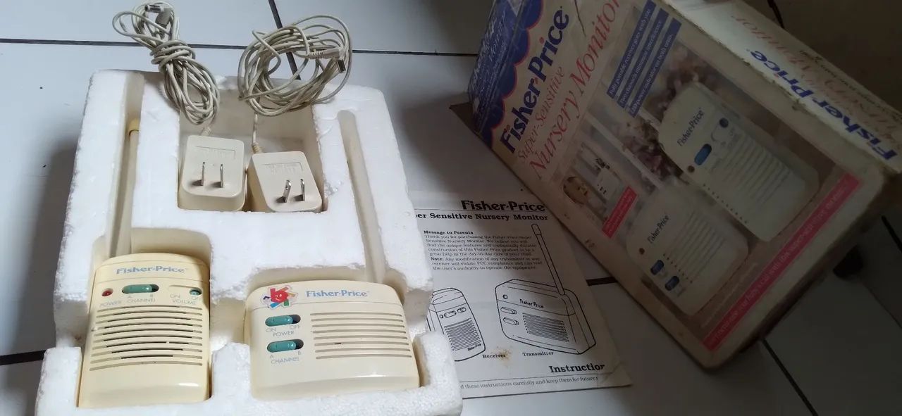 Monitor de Bebê Fisher-Price Super Sensível