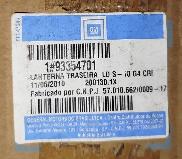 Lanterna Traseira L/D S10 - Foto 2