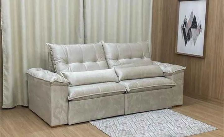 Sofa2.50m 2 retrátil e Reclinável em promoção!! - Foto 4