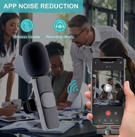 Microfone De Lapela Sem Fio Tipo C-usb Dois Canais Bluetooth Arduino Automação COD-AP161  - Foto 5