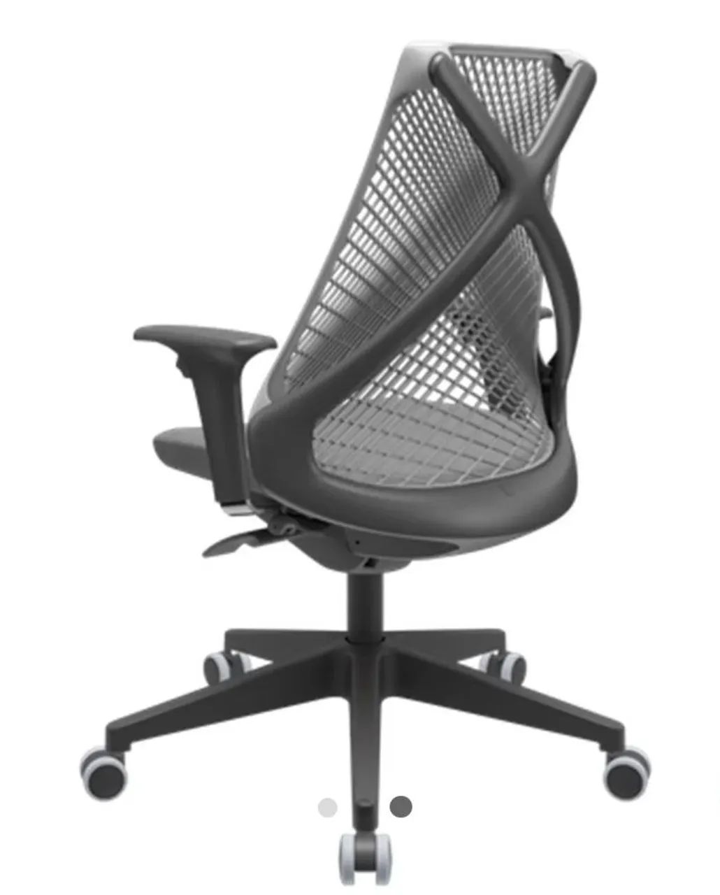 2 chairs: one swivel and one movable. Executive Ergonomic Chair