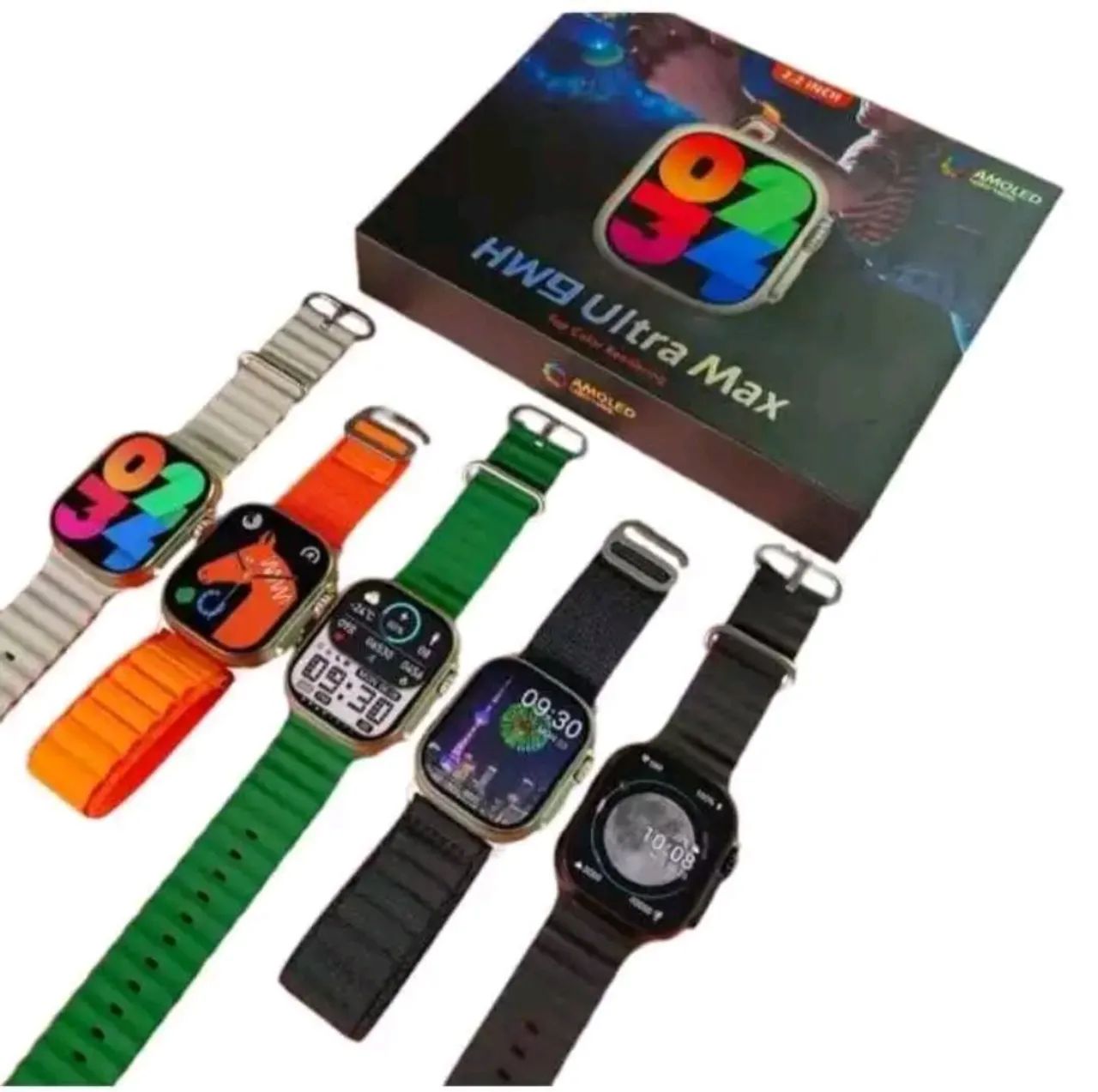 HW9 Ultra Max Smartwatch - AMOLED 49mm