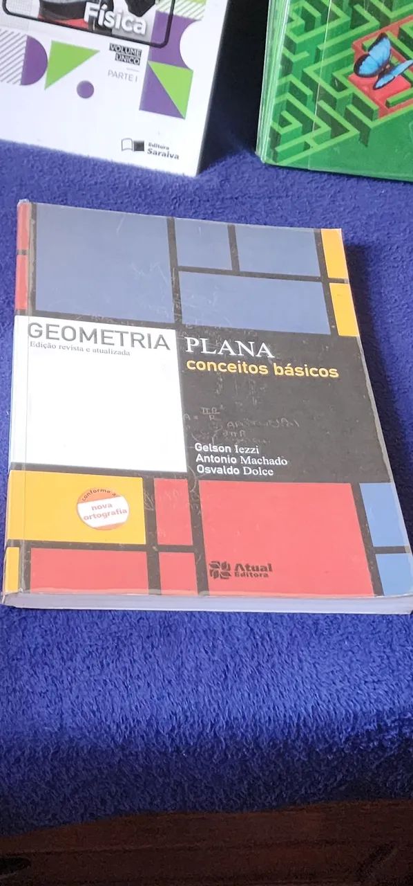 Geometria Plana conceitos básicos - Gelson, Antonio, Osvaldo - Atual Editora