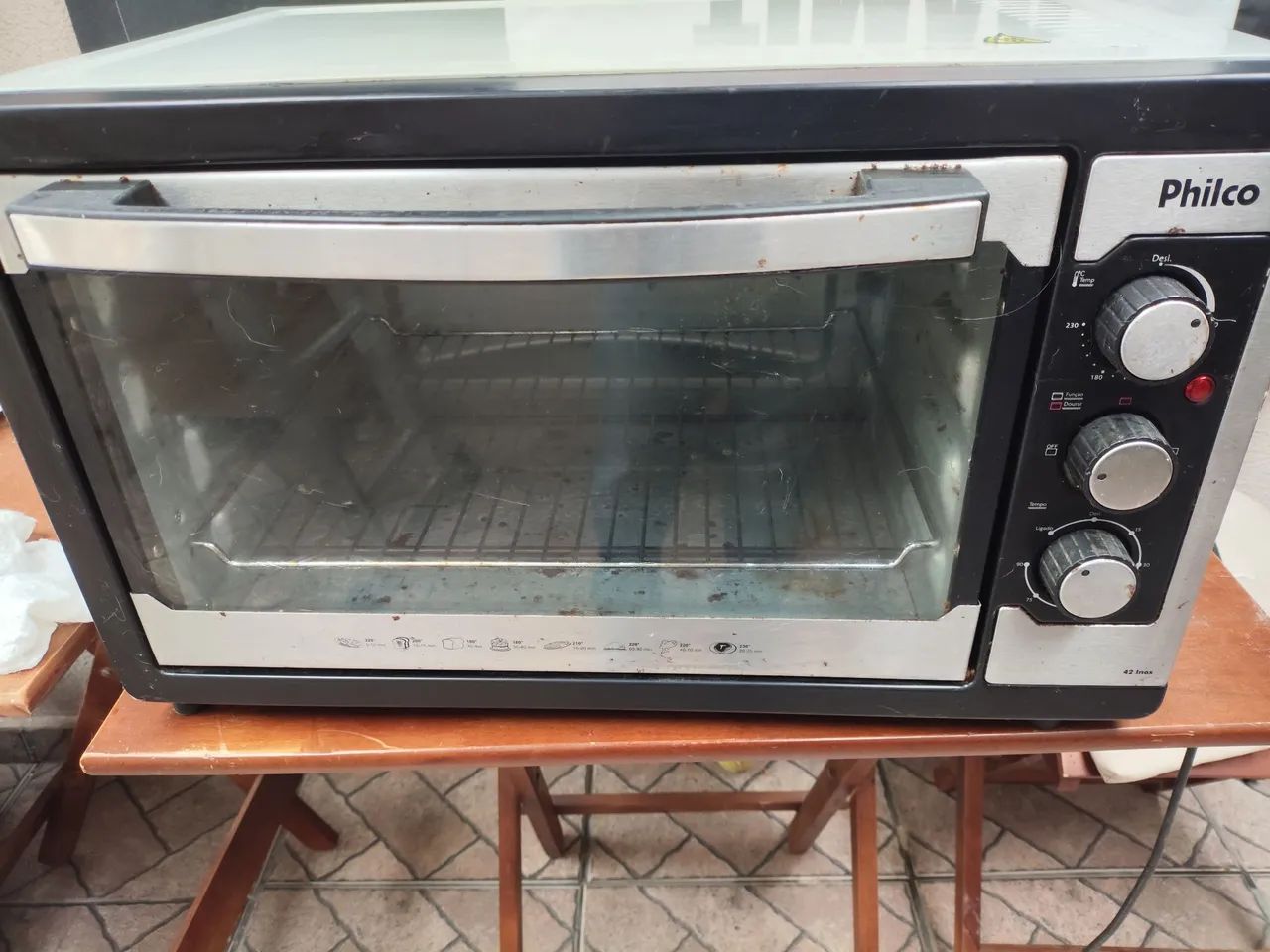 Forno elétrico Philco 42 inox 