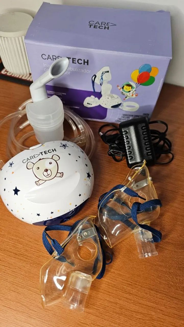 Inalador/Nebulizador Compressor Care Tech Urso NB120 - Foto 2