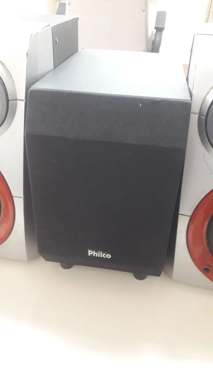 Caixa de som  funcionando 