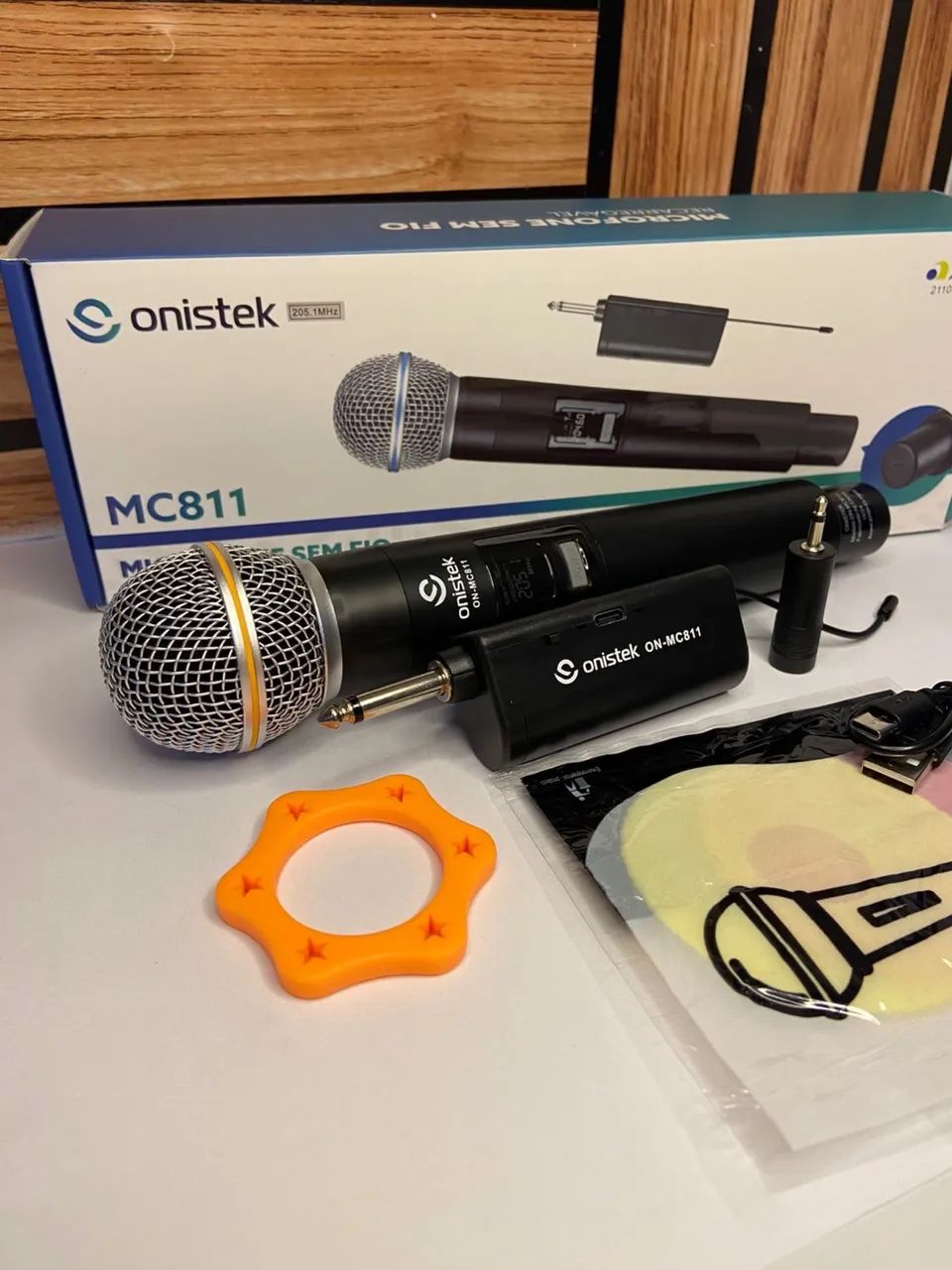 *MICROFONE SEM FIO ONISTEK MC811*64574076302850121