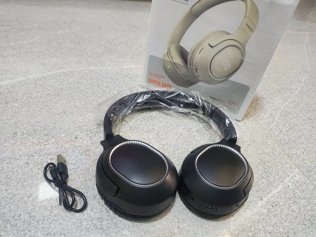 Fone de ouvido bluetooth hmaston 12h bateria - Foto 3