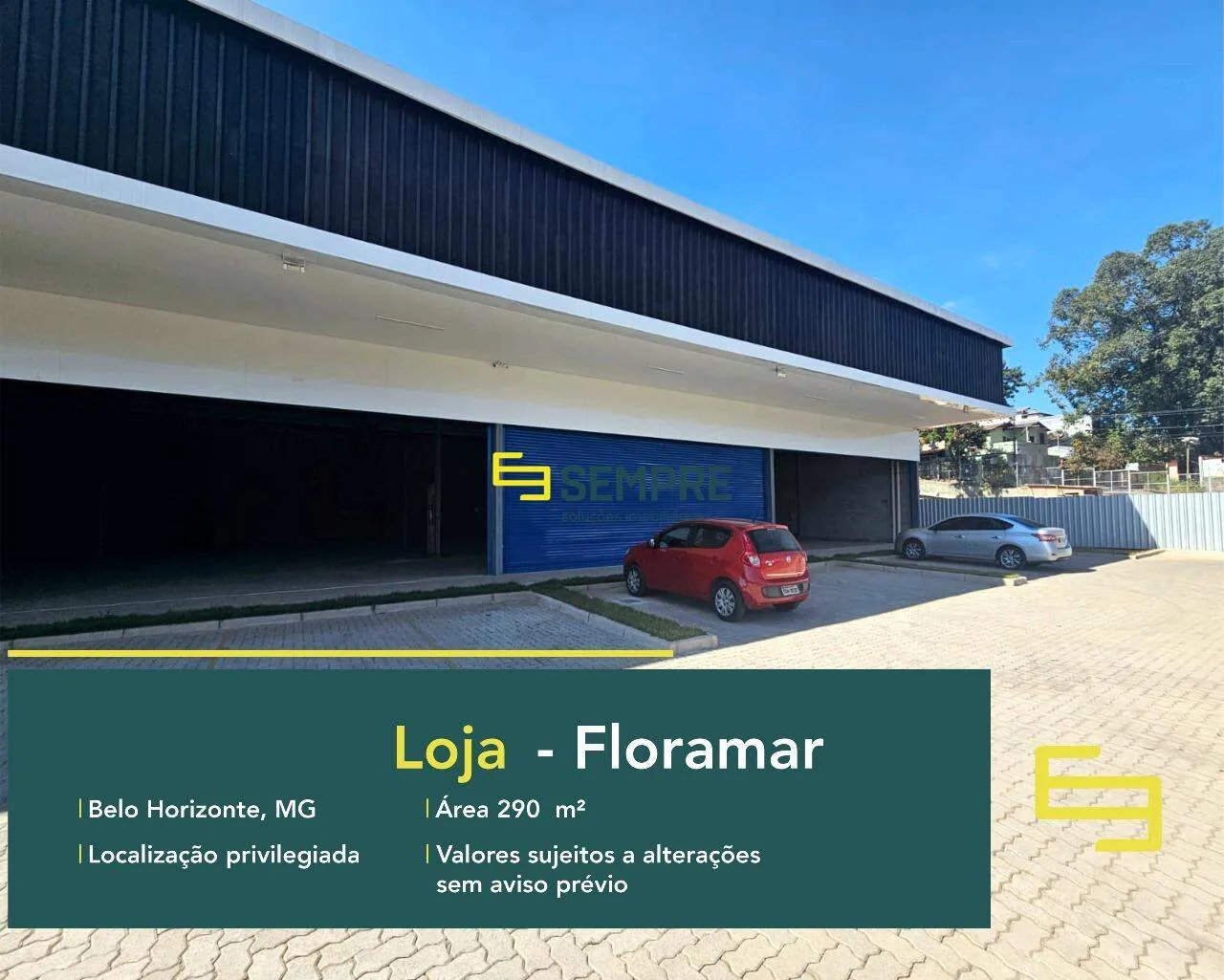 Aluguel de loja em Belo Horizonte no Floramar