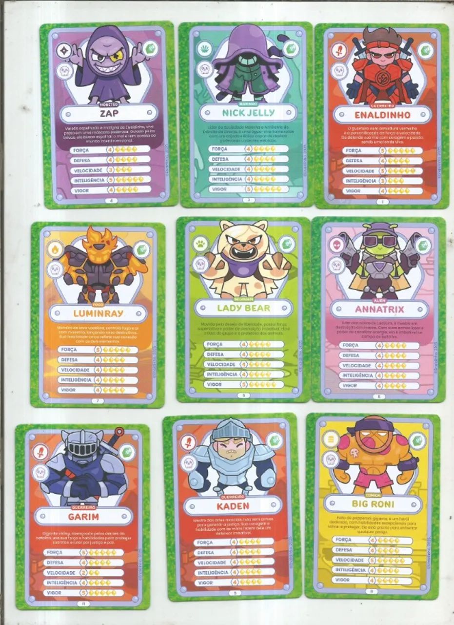 ENALDINHO CARDS VARIOS NUMEROS - Foto 2