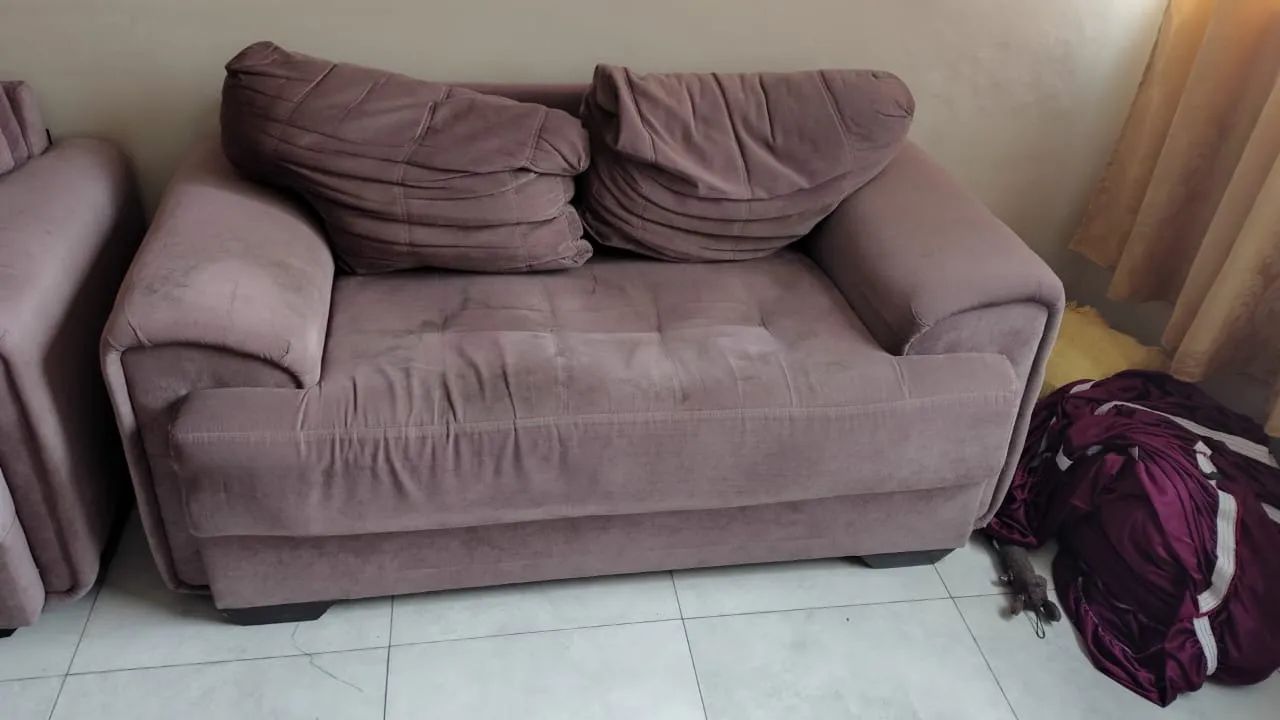 Dupla de sofás - 3 lugares e 2 lugares 65082640545283121