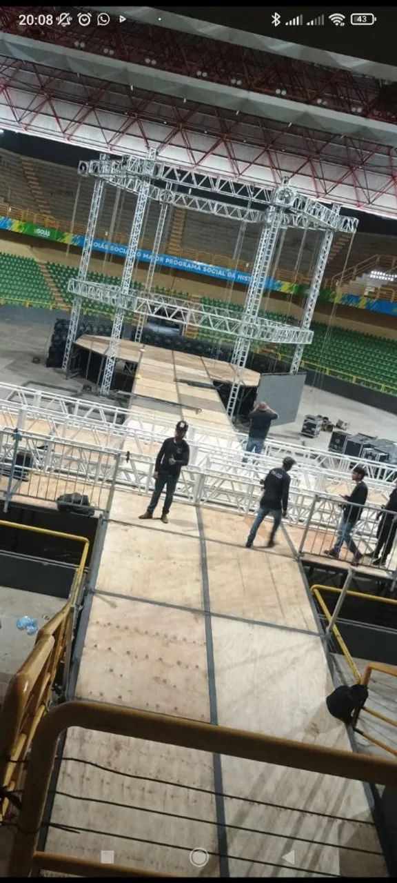 TEC de montagem de  PAlCO  Estrutura e tendas em geral