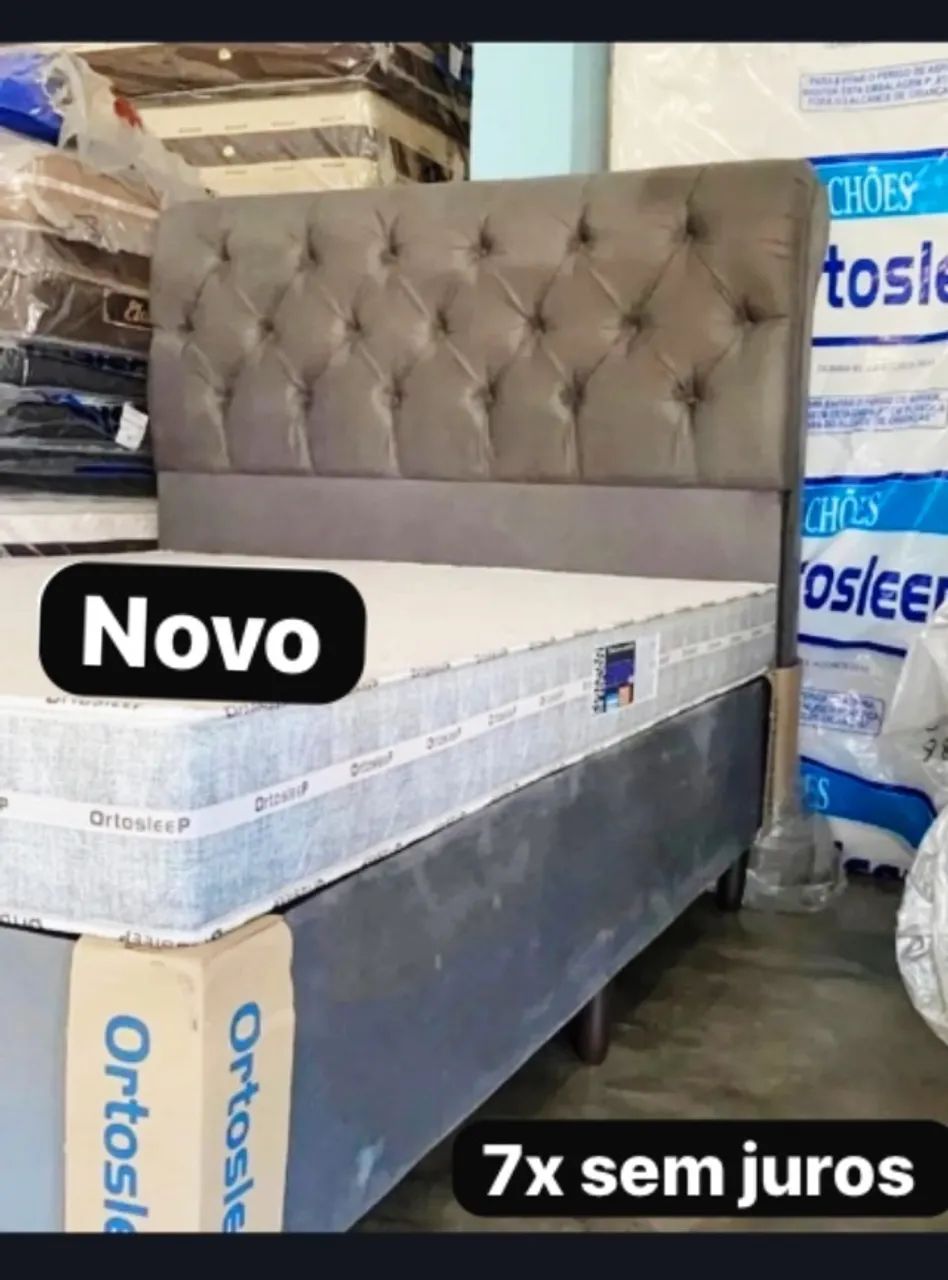 Cama box colchão d33 casal