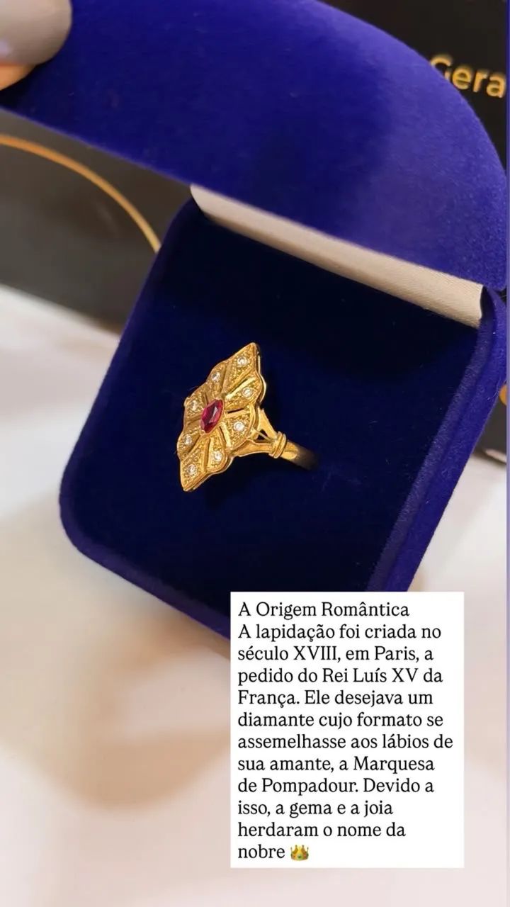 Marquize em ouro 18k - Foto 5