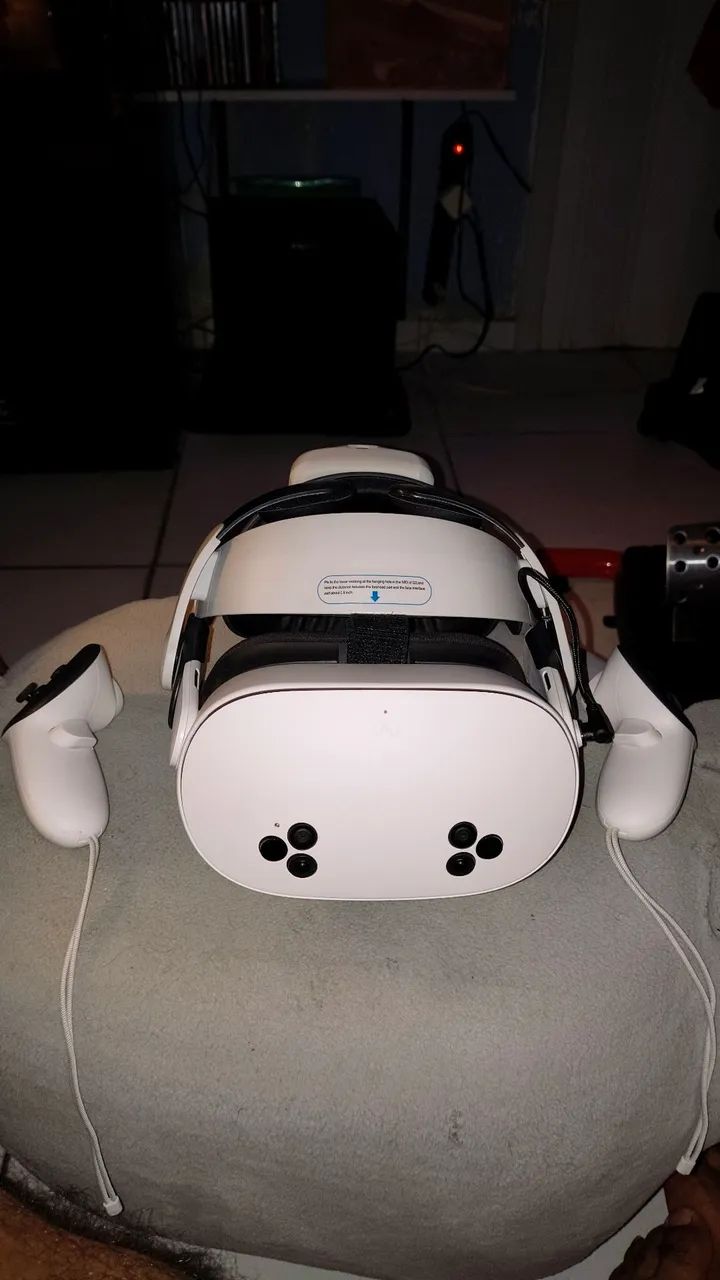 Meta Quest 3S 128GB + BOBOVR M3 Pro + Bateria B2 + Protetores